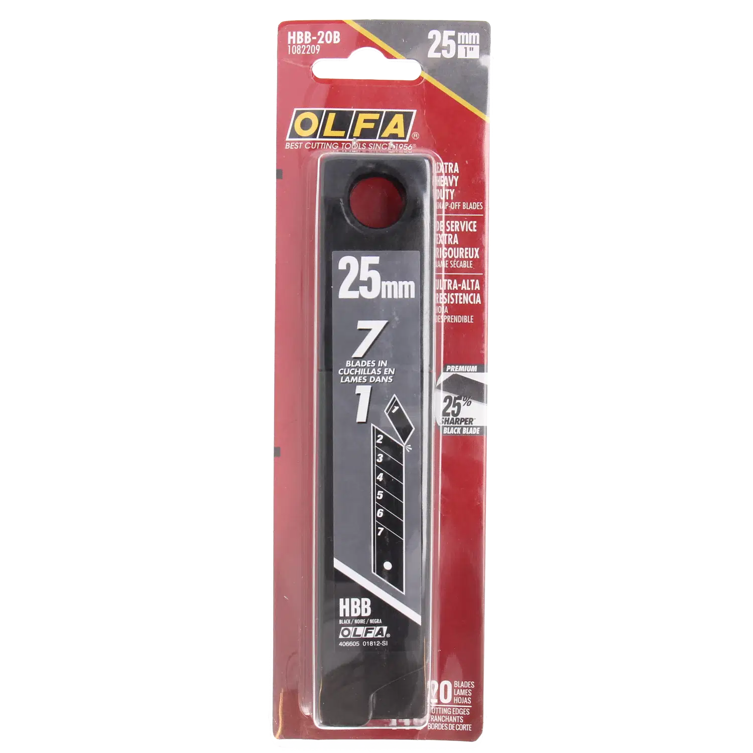 Olfa HBB-20B Bræk-af knivblad 25mm