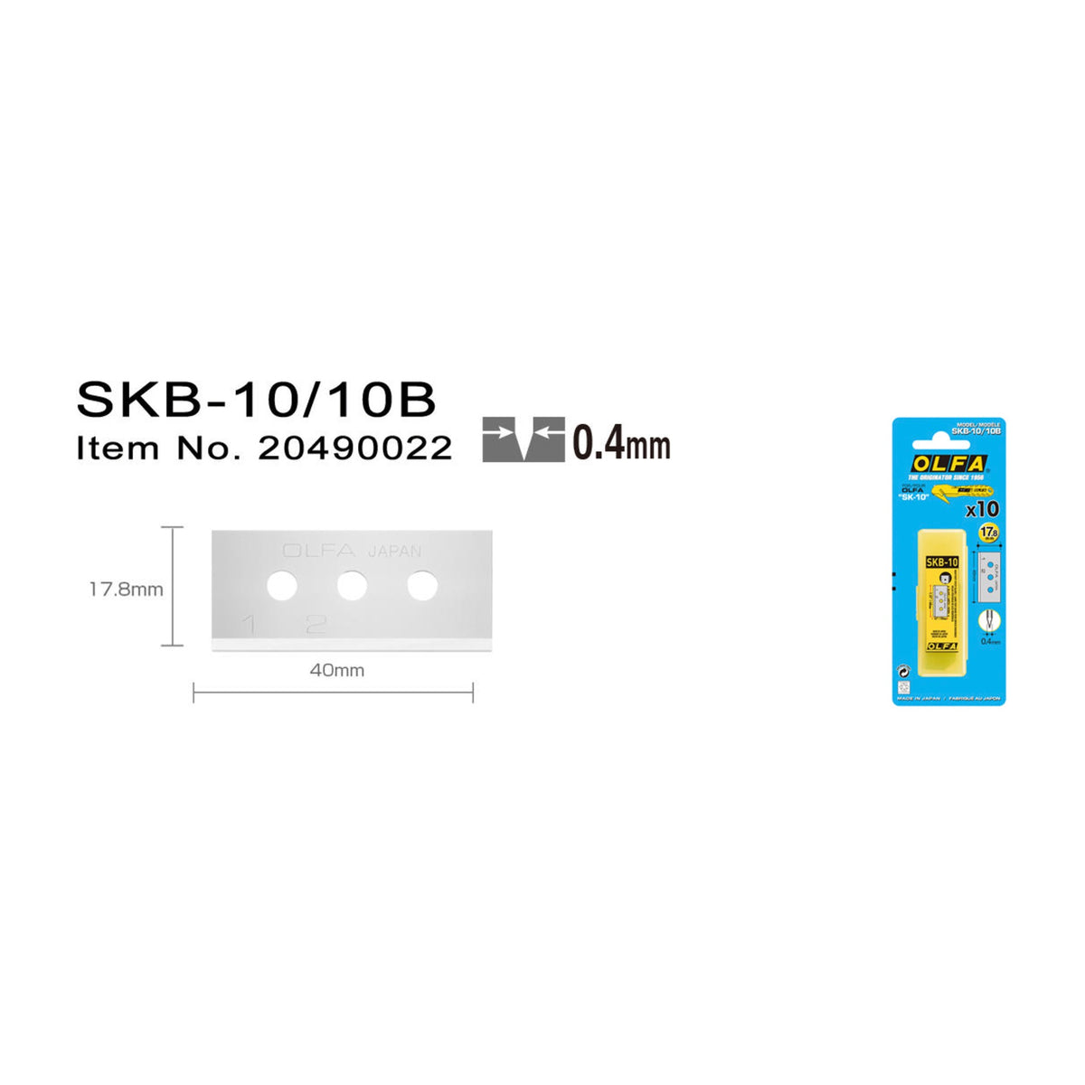 Olfa SKB-10/10B Knivblade