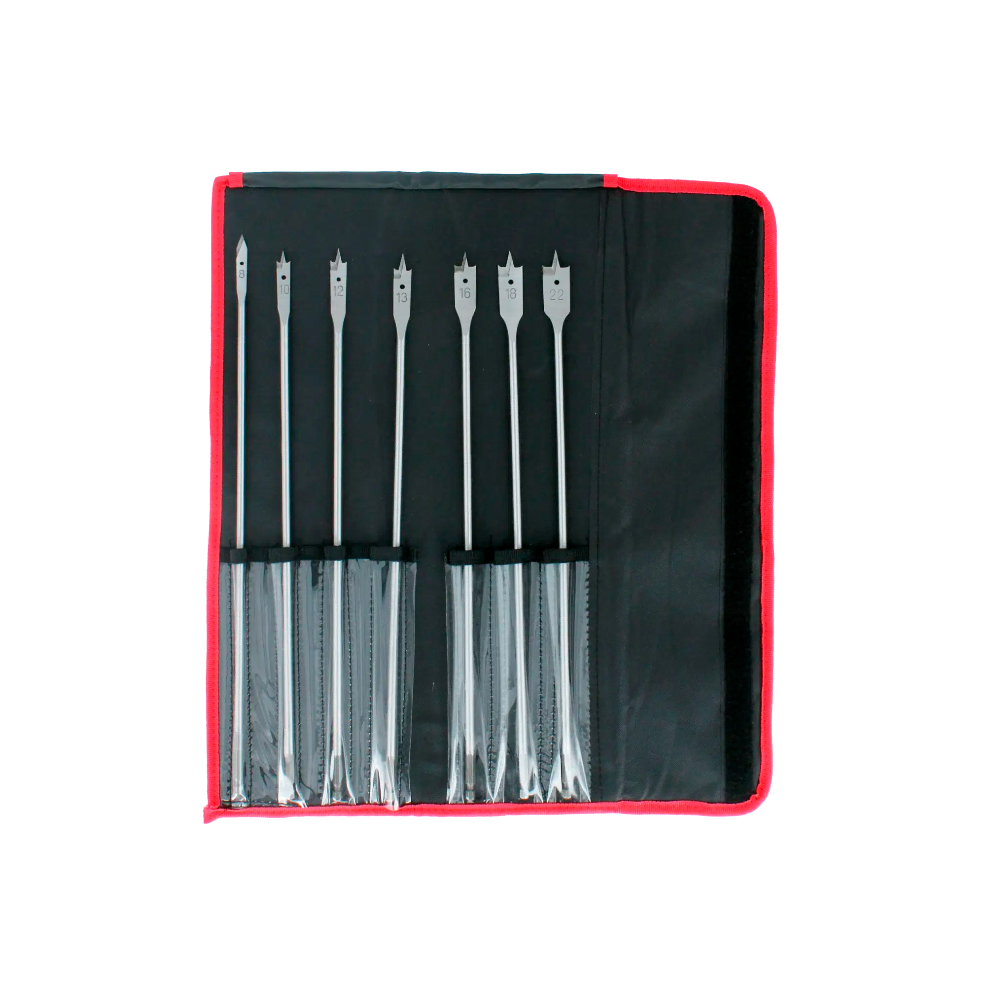 Spadeborsæt 8–22 mm 7 dele, 400 mm