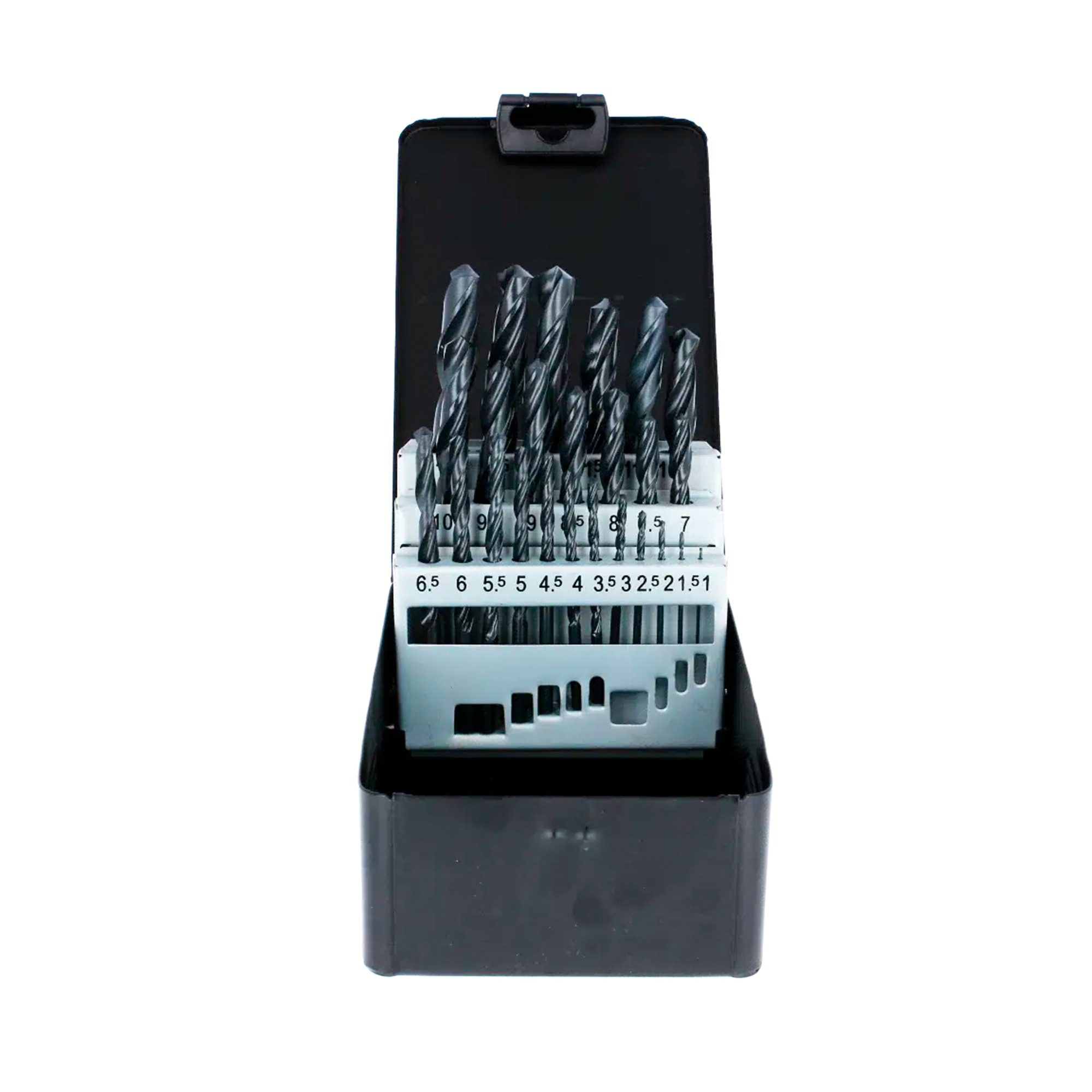 HSS-metalborsæt, 25 dele: 1 - 13 mm