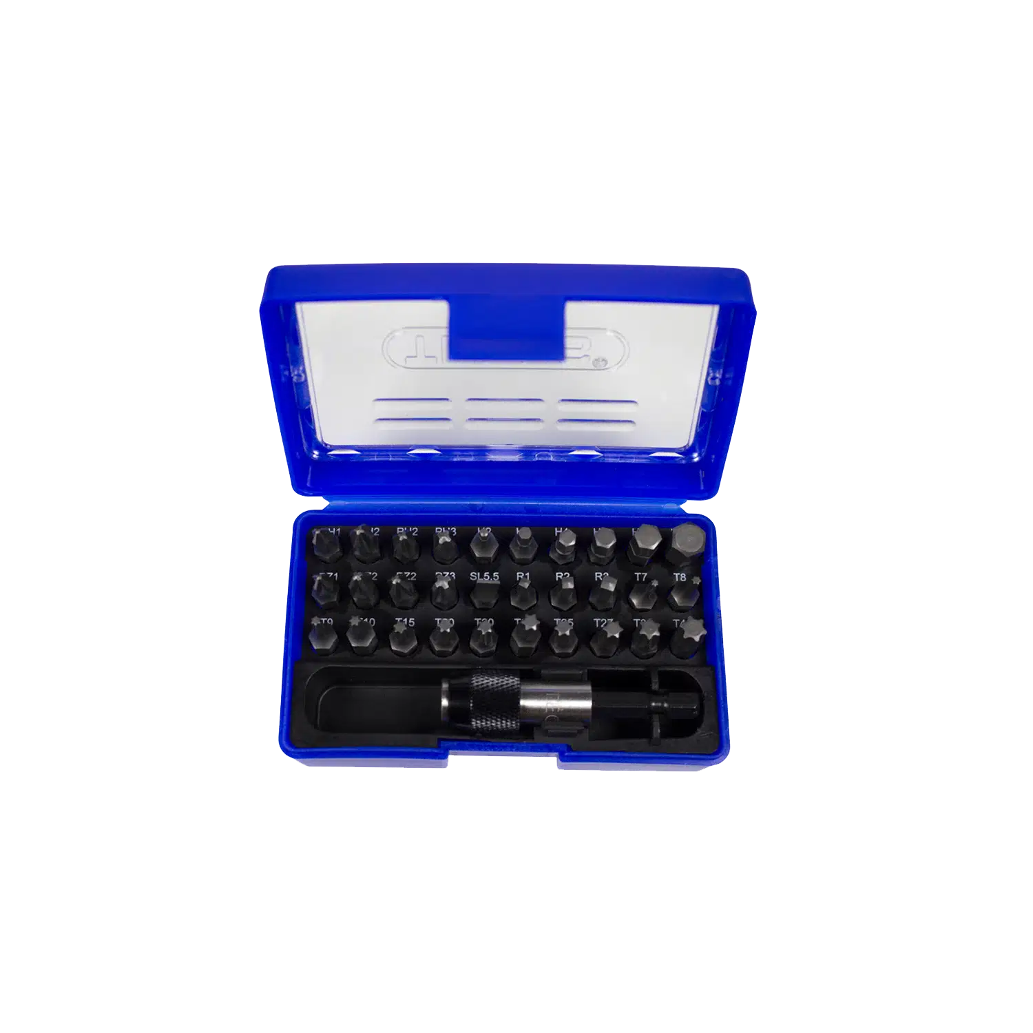 Bitssæt, Blå boks - 31 dele