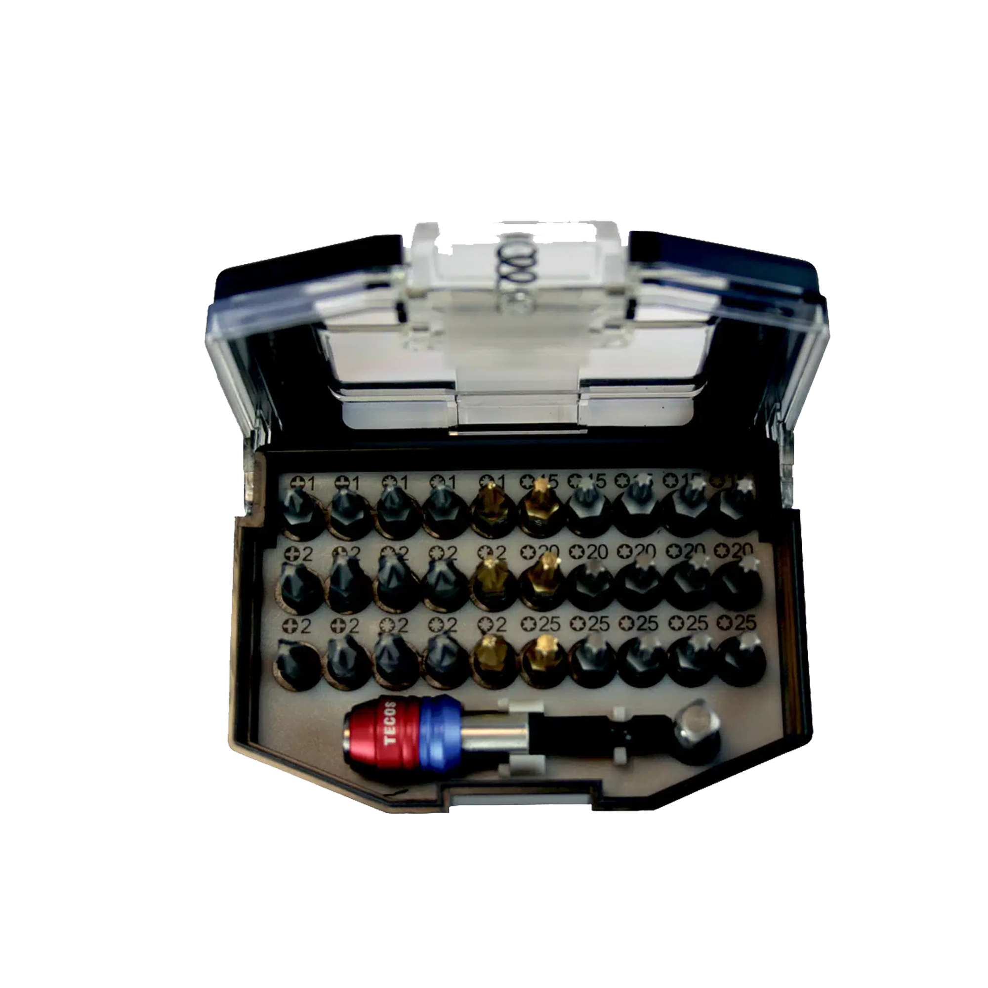 Bitssæt, "BeltBits" sort - 32 dele