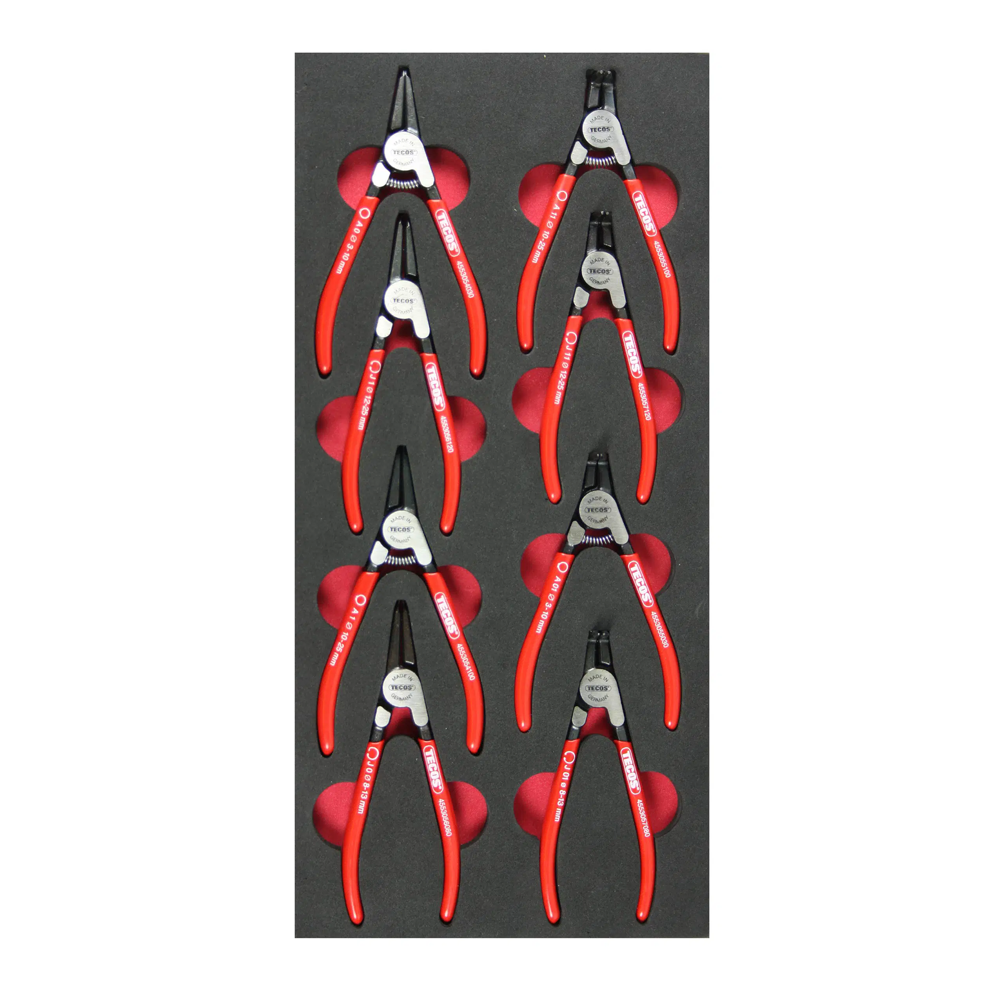 Tecos Låseringstangsæt - 8 dele