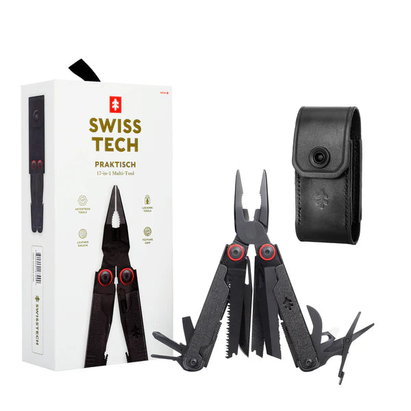 SwissTech Praktisch 17-in-1 Multitool – 17-i-1 Multifunktionelt Værktøj