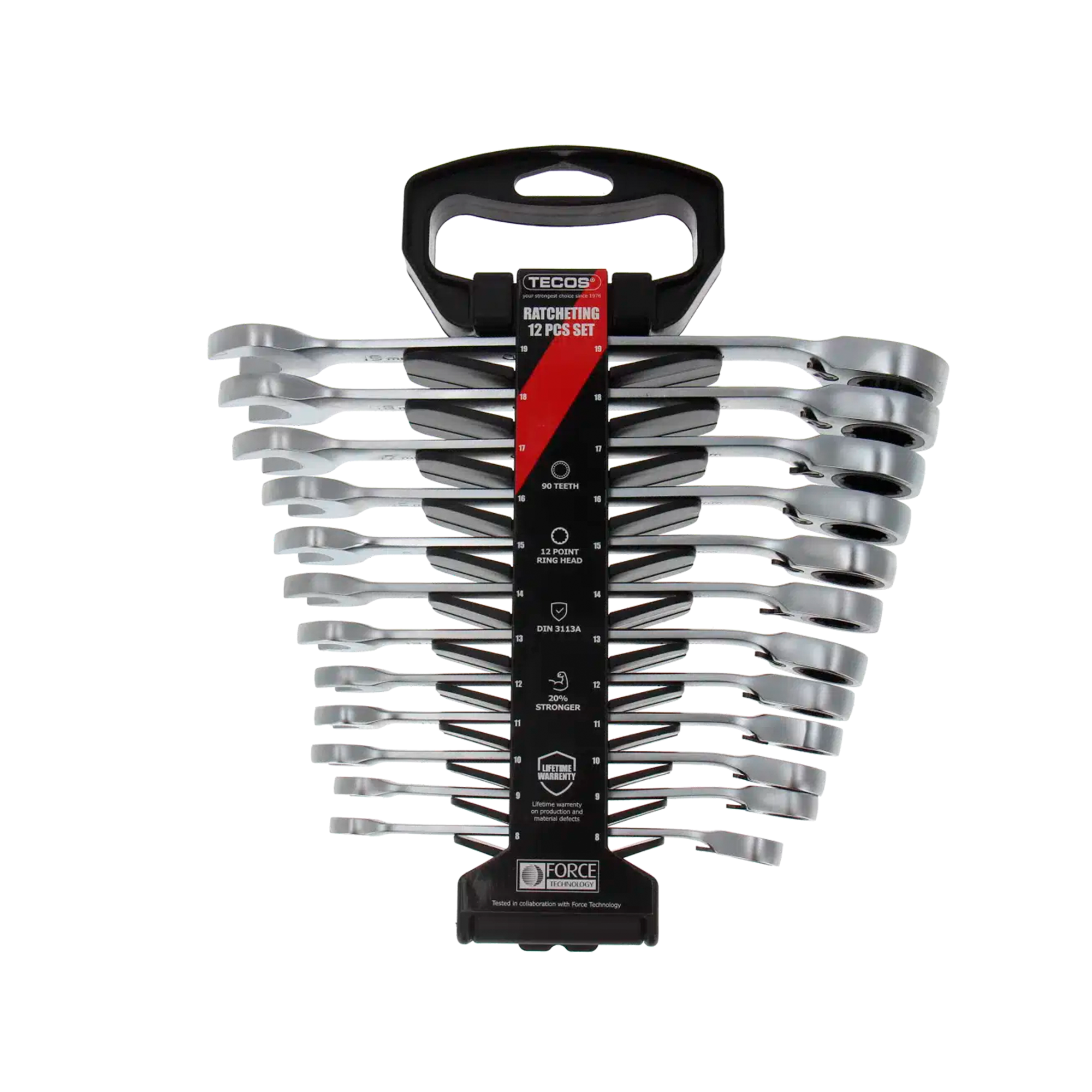 TGW819 Ringskraldenøglesæt – 12 dele (mm)