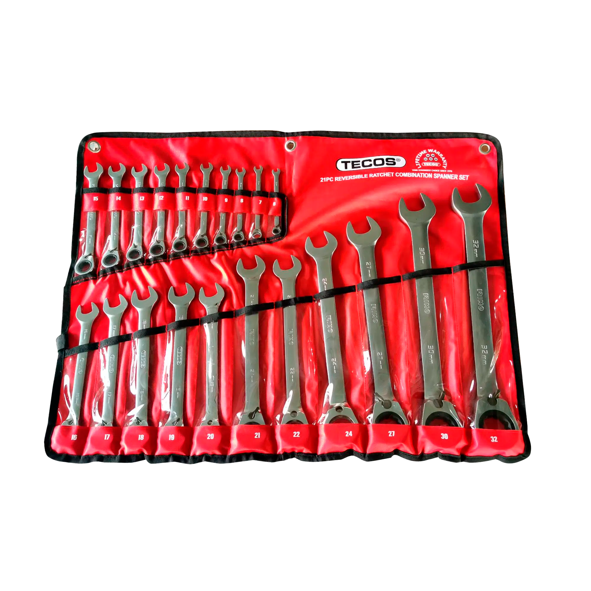 T-GW632 Ringskraldenøglesæt 6–32 mm – 21 dele