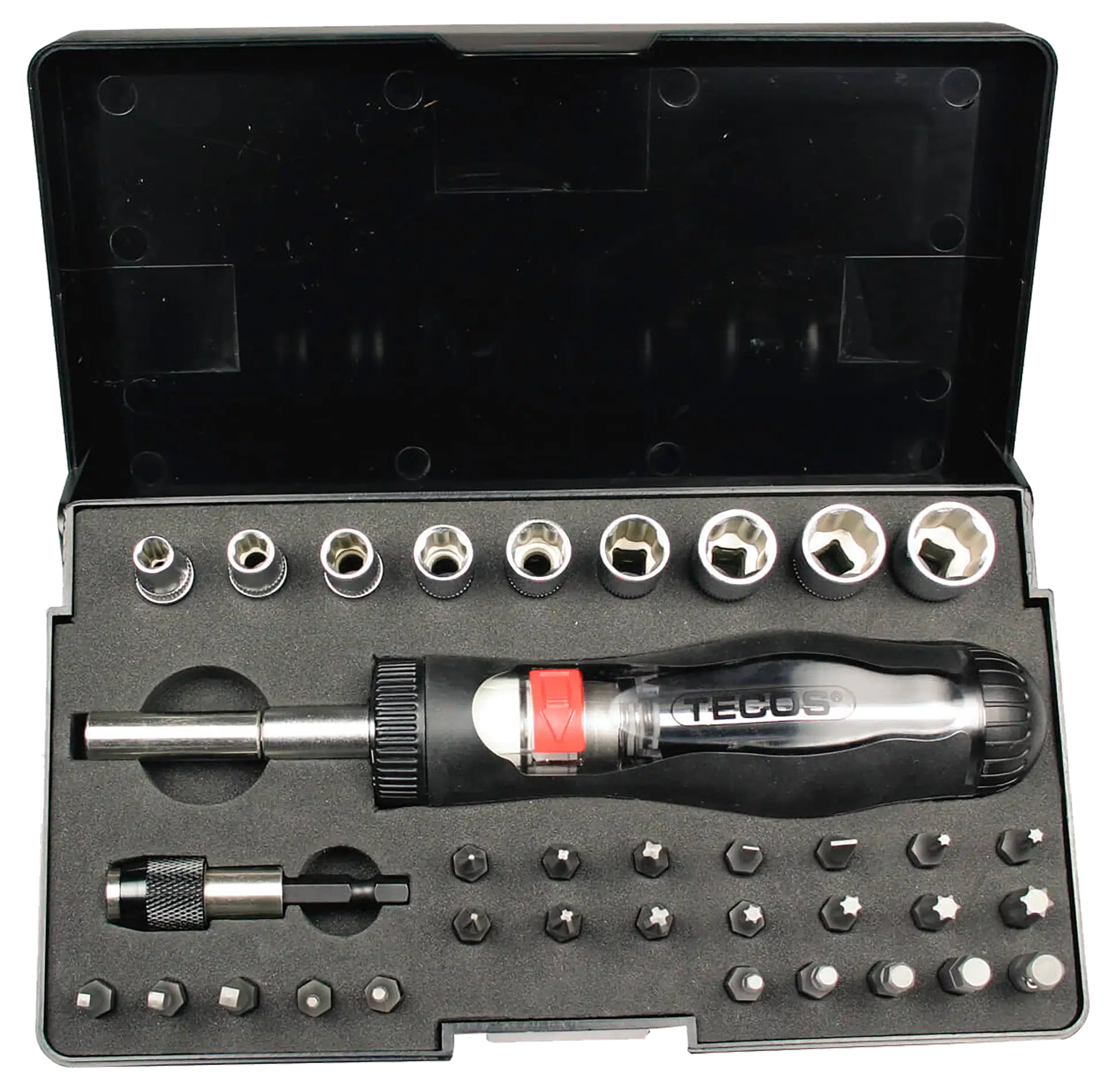 T-B035 Kombisæt, 1/4" 35 dele