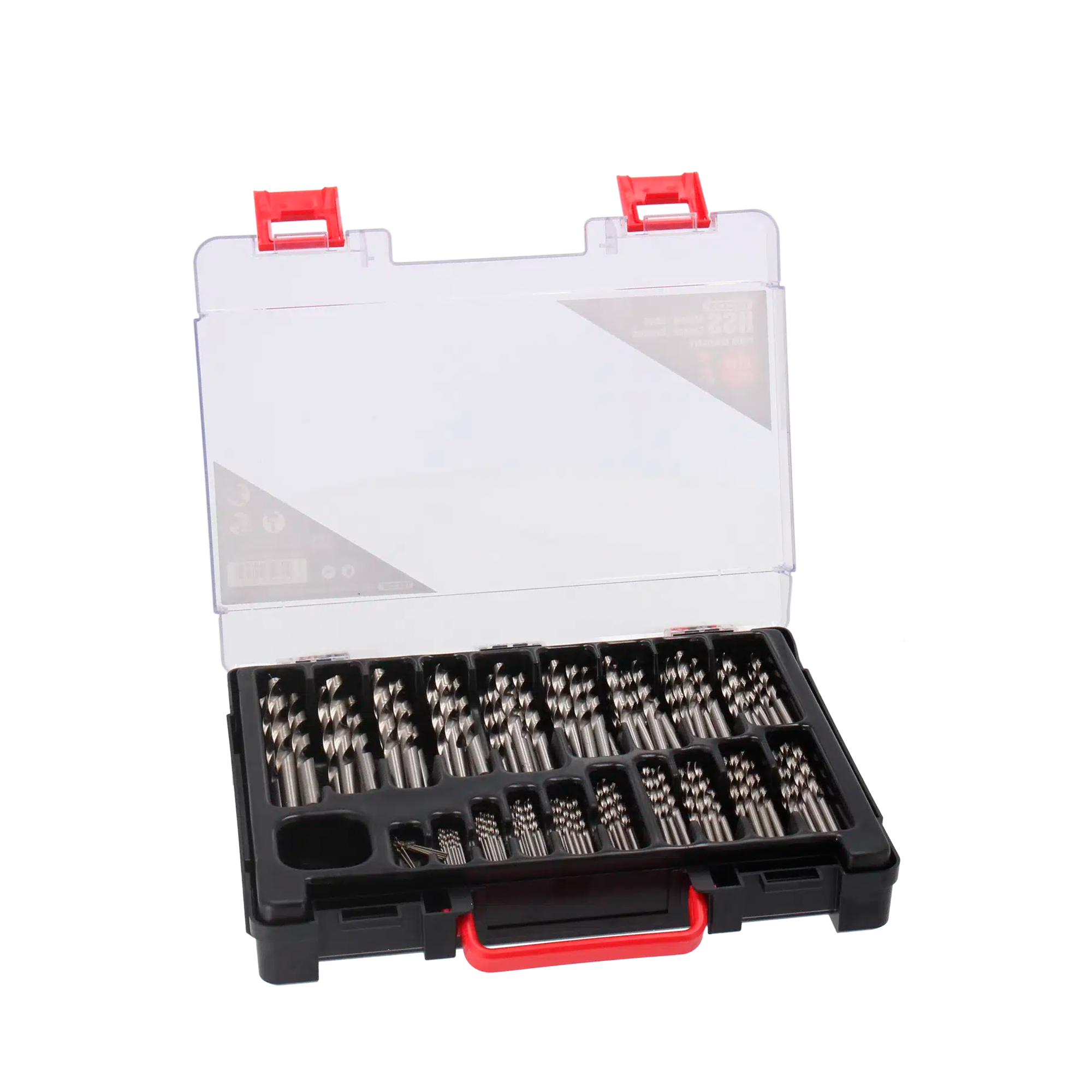 HSS Pro Bright - metalborsæt, 170 dele: 1 - 10 mm