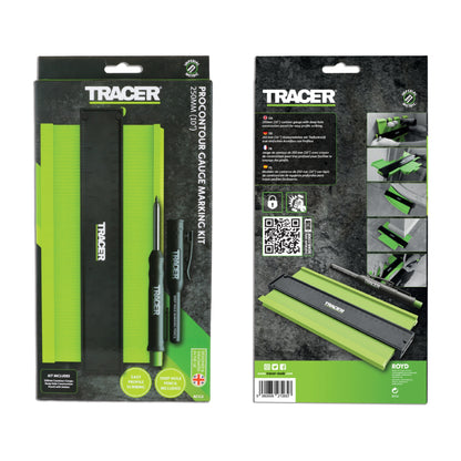 Tracer ACG2 Profilmåler 250 mm med dybhulsblyant