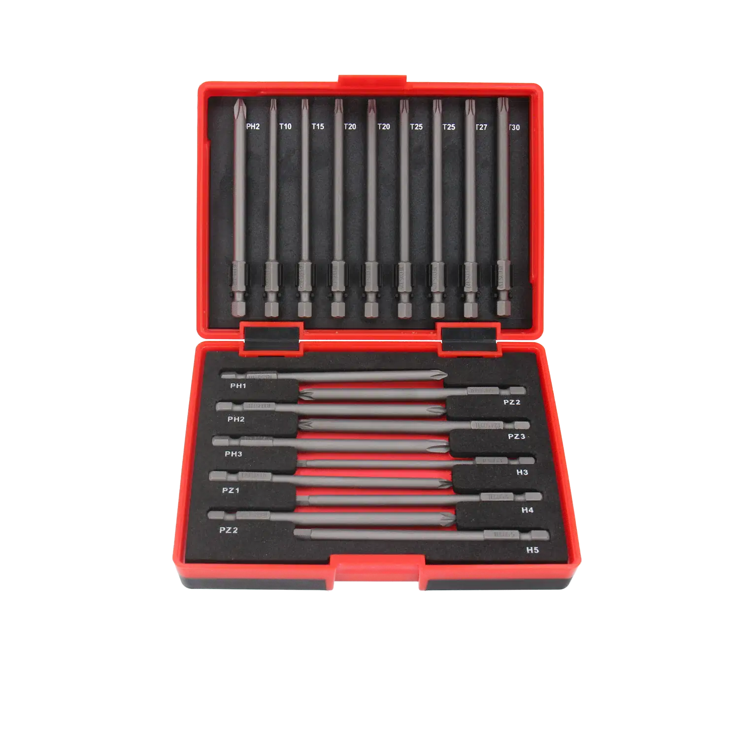 T-B019 Bitssæt 19 dele, 100 mm