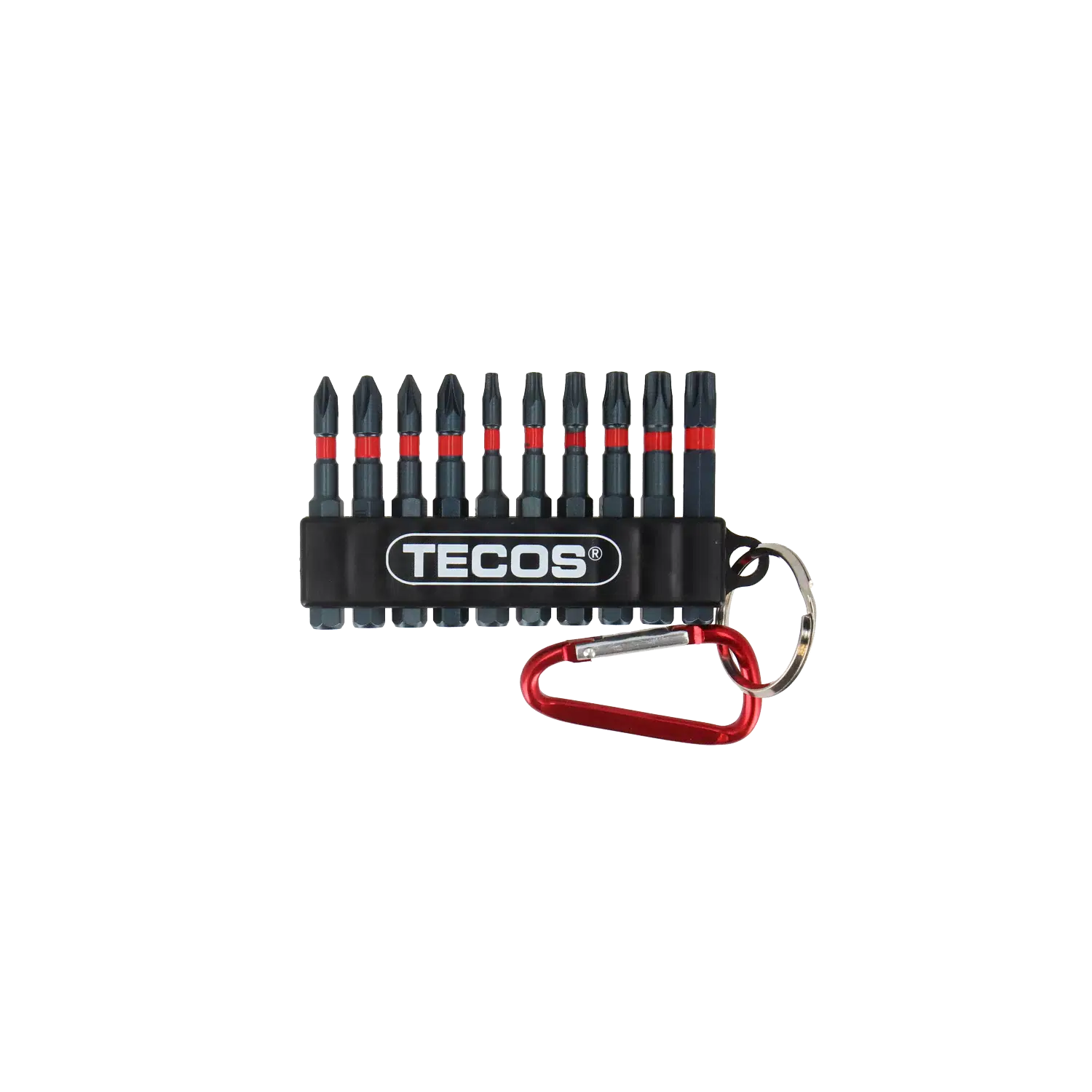 Bitssæt T-B010R, 50mm 10 dele