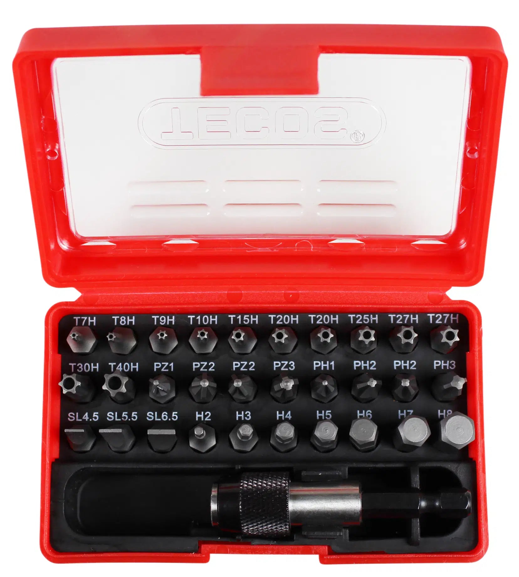 Bitssæt, Rød boks - 31 dele