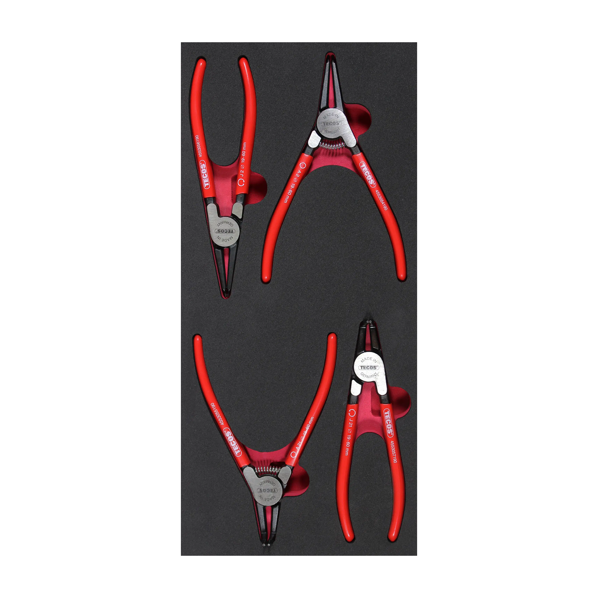 Tecos Låseringstangsæt - 4 dele