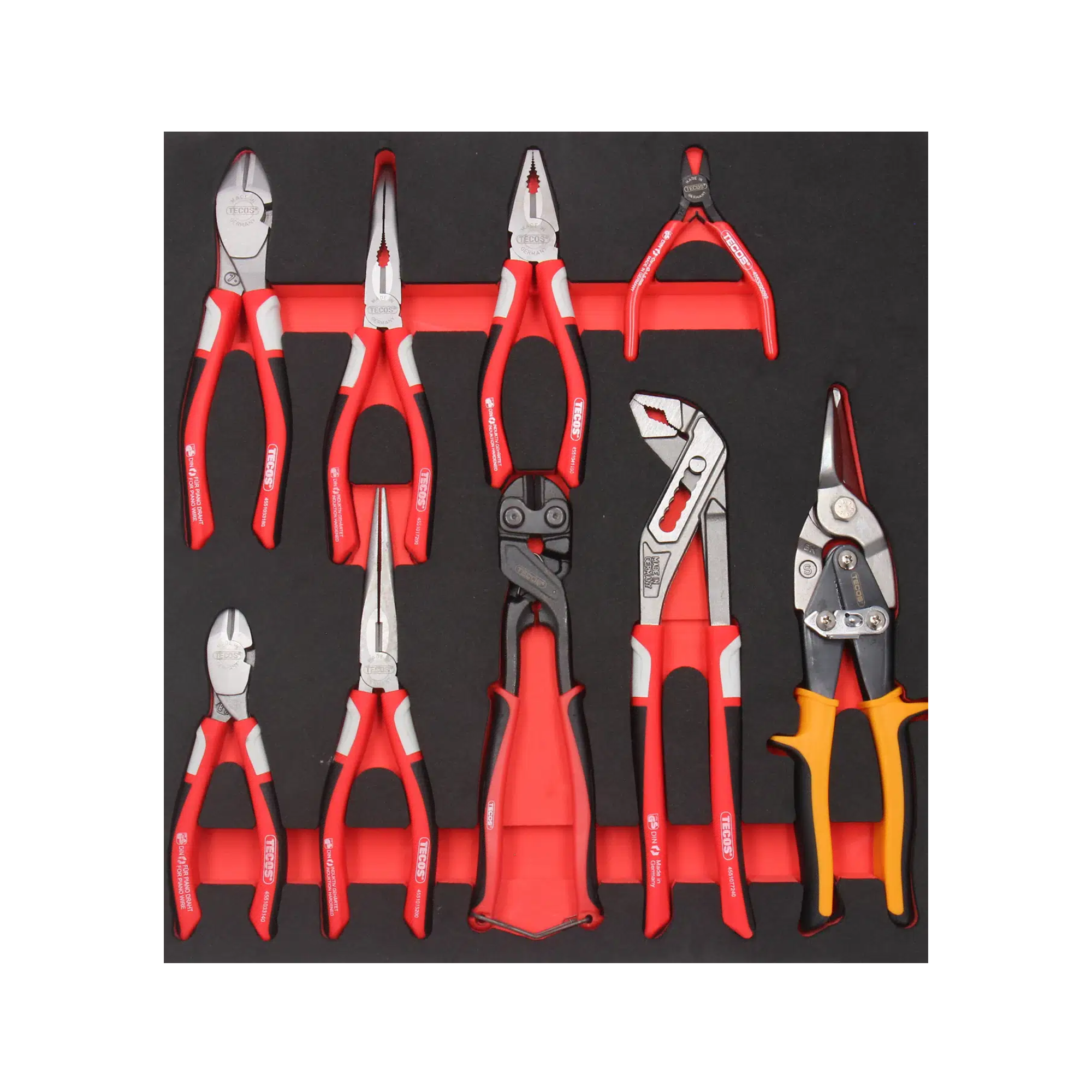 Tecos Tangsæt 3K - 9 Dele