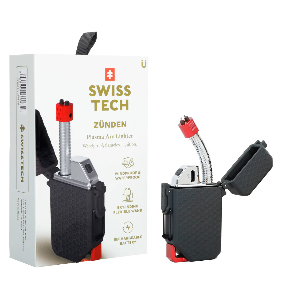 SwissTech Zünden Genopladelig Elektrisk Lighter