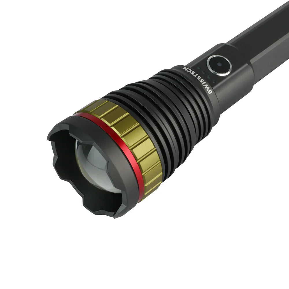 SwissTech Erhellen 10 – 10 000lm Genopladelig Lommelygte