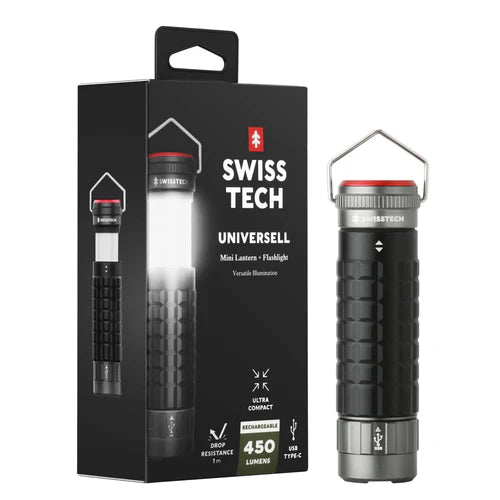 SwissTech Universell – 450 lm Genopladelig Multilygte