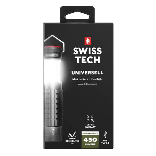 SwissTech Universell – 450 lm Genopladelig Multilygte