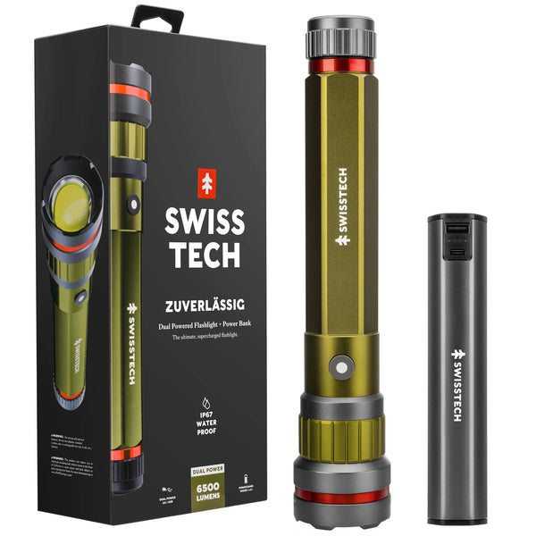 SwissTech Zuverlässig - 6500lm Lommelygte