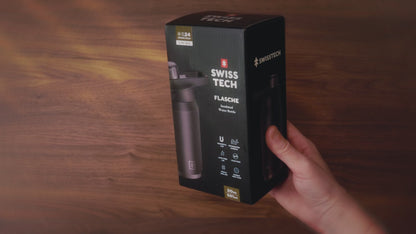 SwissTech Flasche Termoflaske 591 ml - Sort
